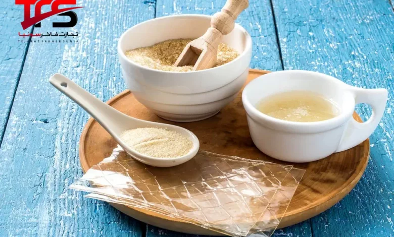 انواع مختلف ژلاتین