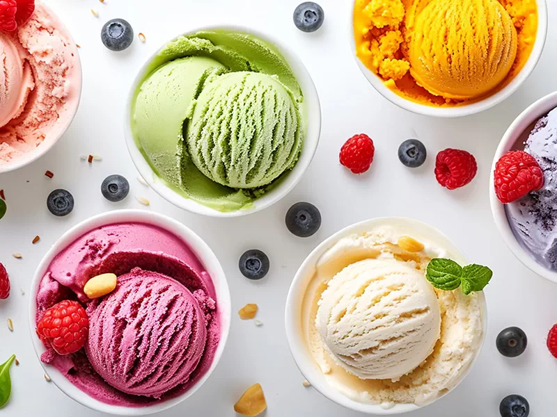 پودر گوار یکی از مهمترین مواد اولیه بستنی است